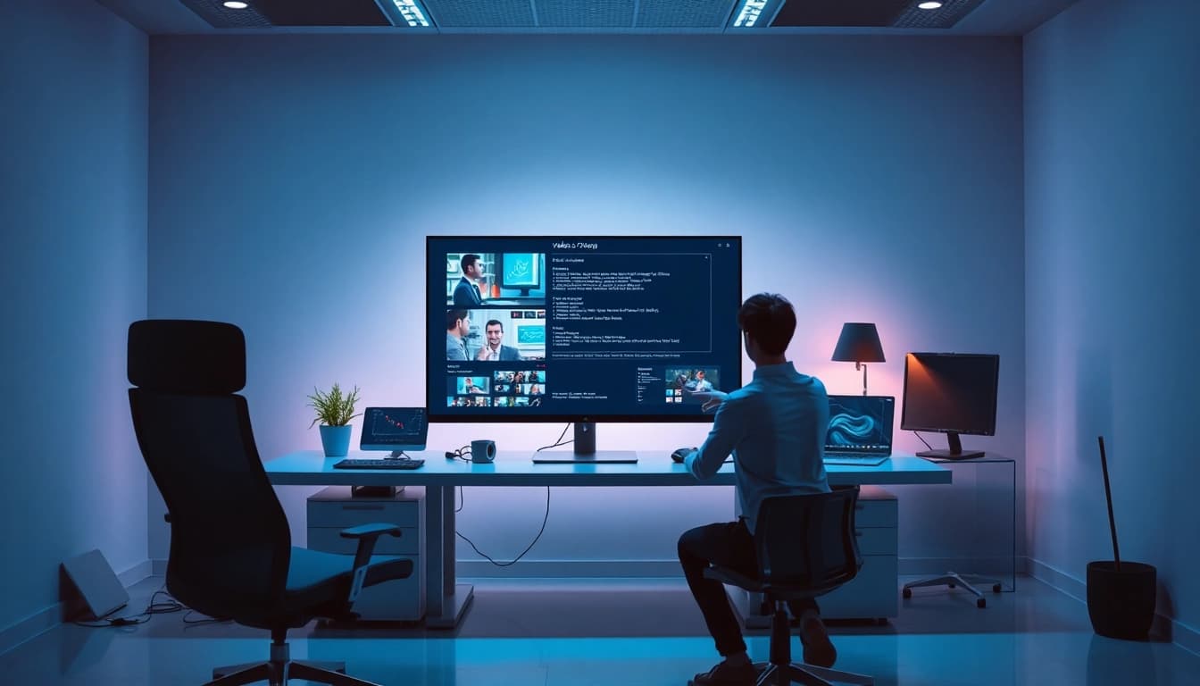 Generate detailed AI video prompts effortlessly with Video to Prompt in a modern workspace.