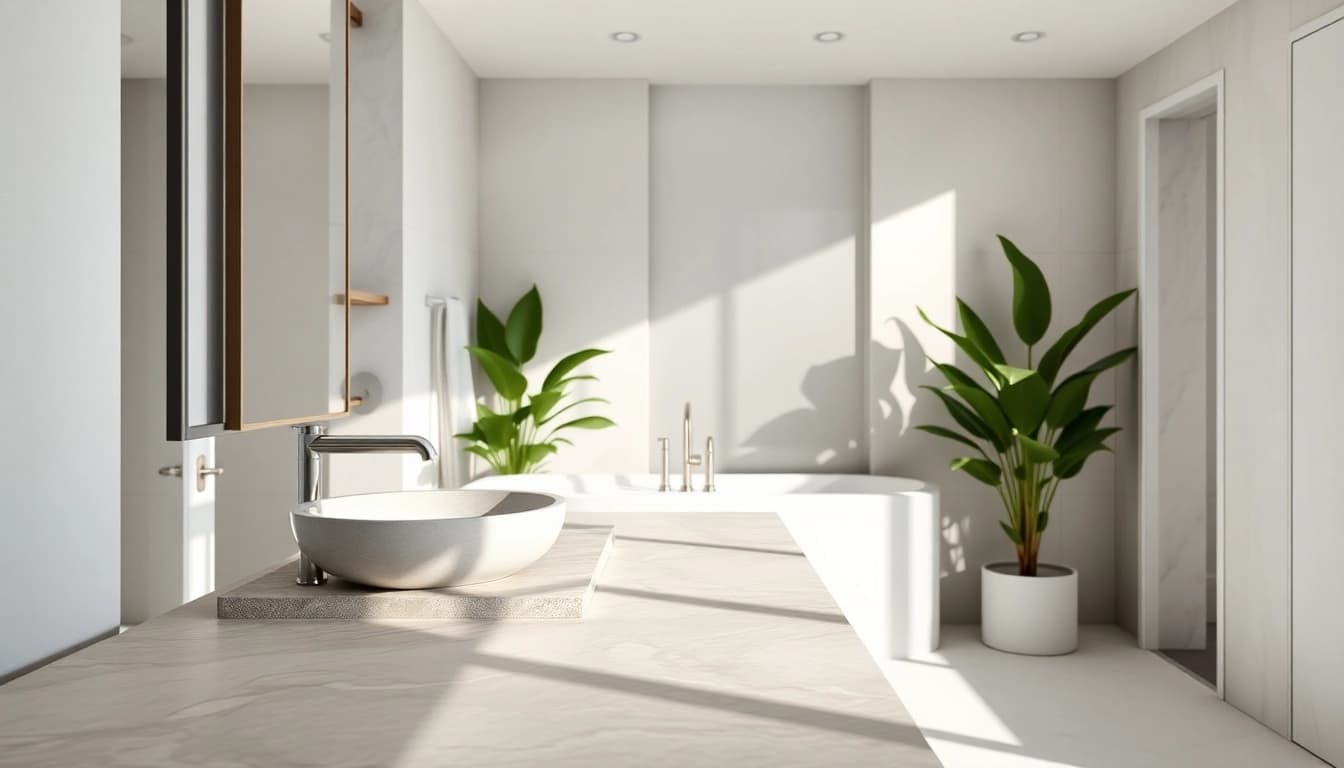 Sanitärlösungen von sonni sanitär GmbH in einem modernen Badezimmerdesign.