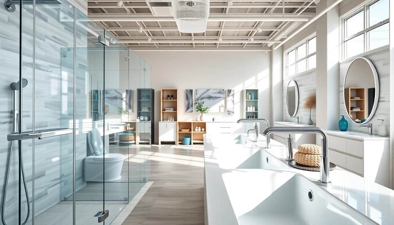Sonni sanitär GmbH präsentiert hochwertige Badezimmerprodukte in modernem Design.