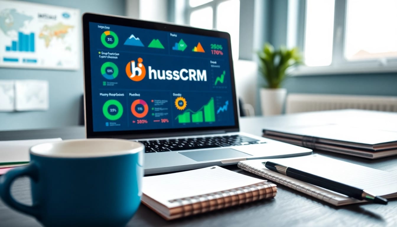 Utilize HubSpot CRM free to optimize business management in a vibrant workspace.