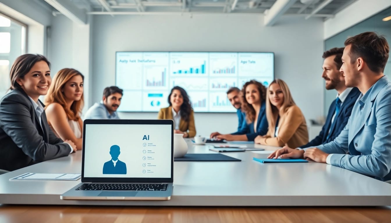 Engaging professionals using an ai assistant for enterprise teams in a collaborative office environment.