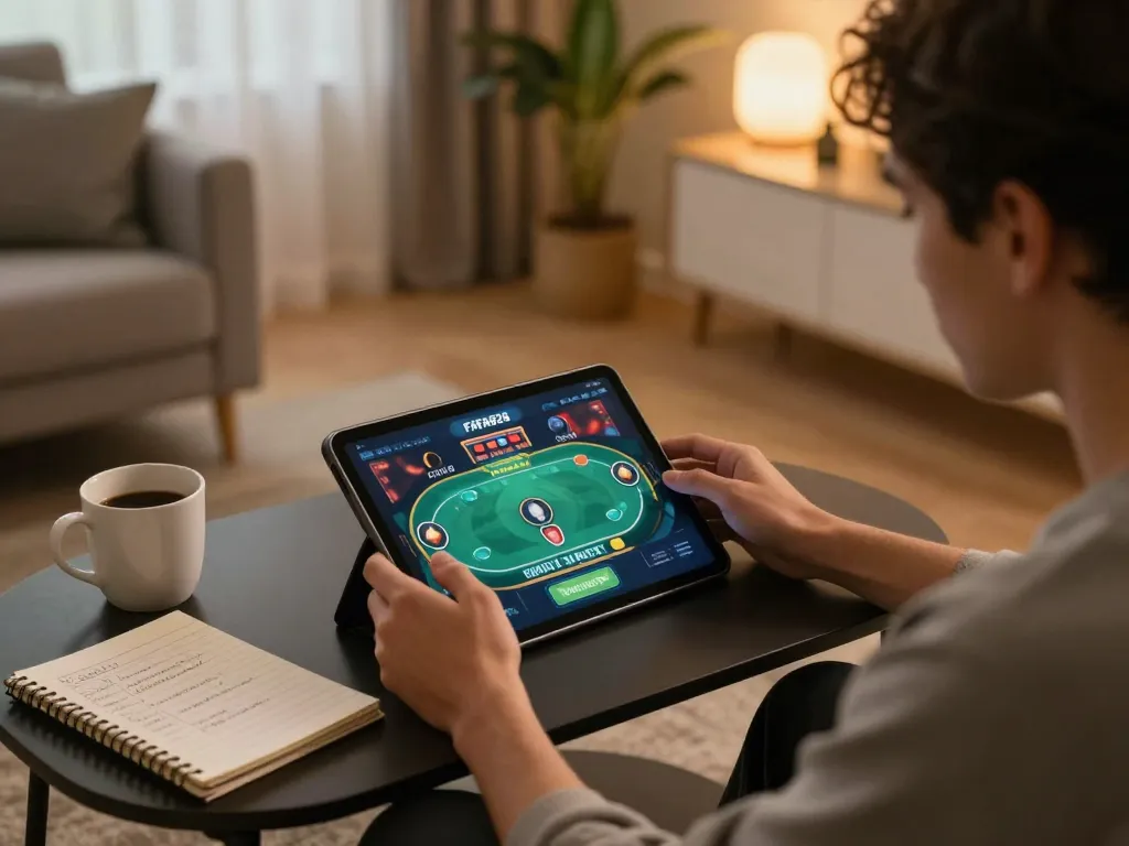 Engaging online gaming on FAFA828 platform with strategies noted down.
