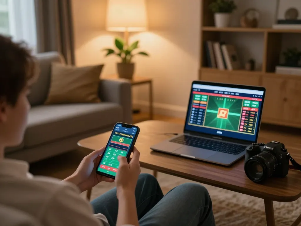 Betting on the dn 88 app from the comfort of home while enjoying sports and casino games.