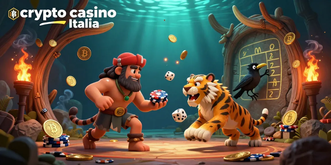 Giocare nei migliori crypto casino Italia con un'atmosfera vivace e dinamica, tra cavernicoli e tigri.