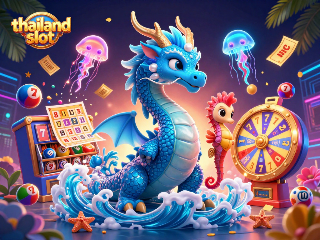 Engage in thrilling gameplay with thailand slot and vibrant animated elements in a dazzling casino scene.
