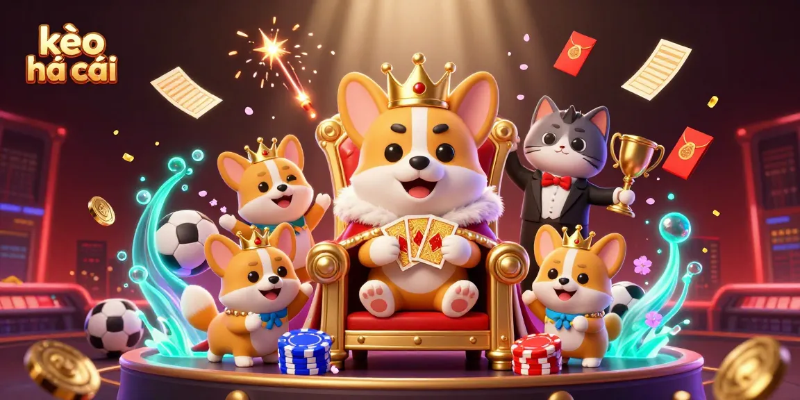 Engage with kèo nhà cái through dynamic sports betting elements in an enchanting scene.