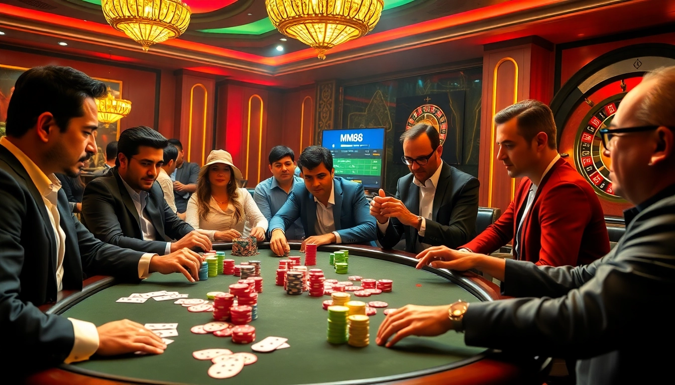 Experience thrilling high-stakes poker at MM88's exciting casino tables.