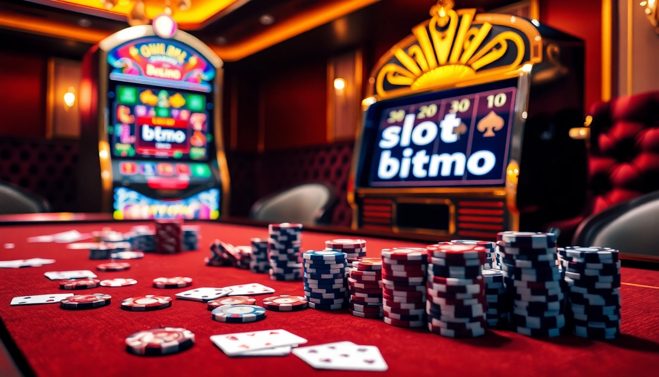Experience the thrill of slot demo scatter hitam with vibrant casino elements and excitement.