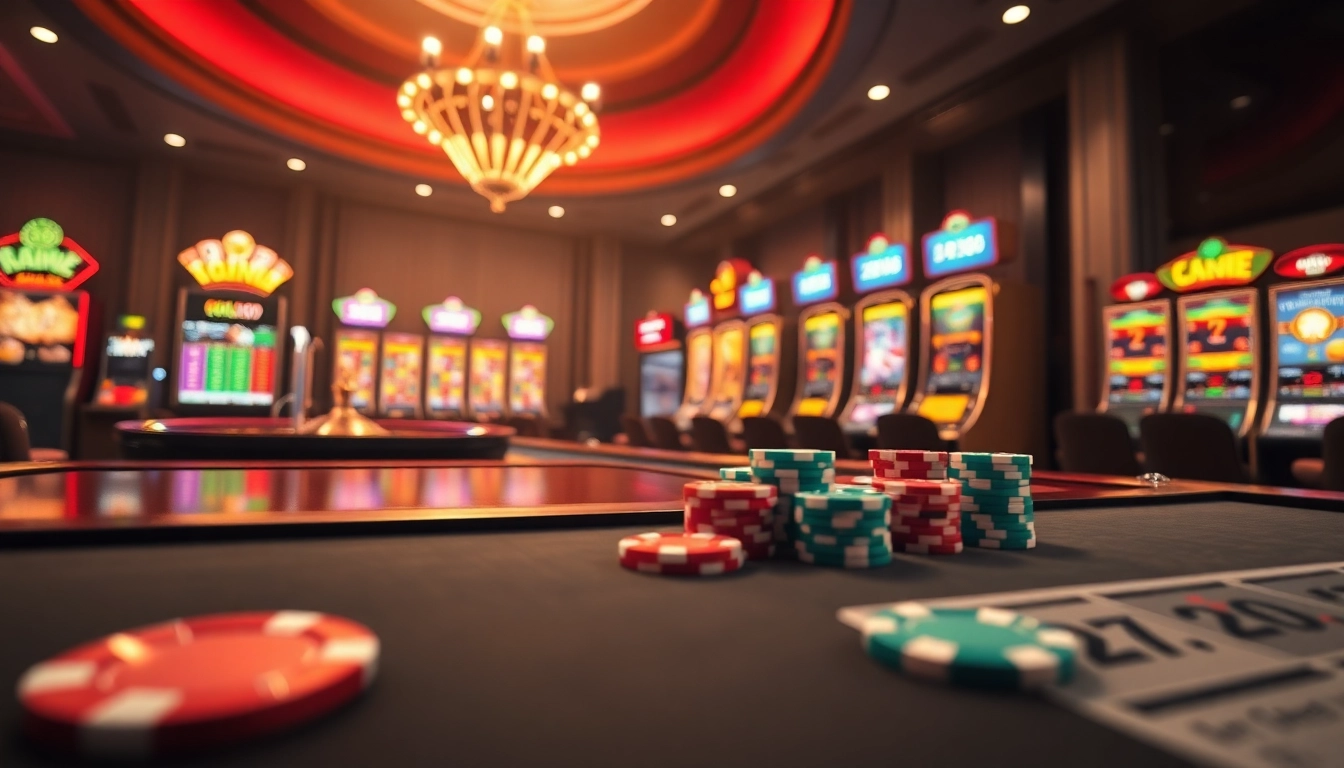 Découvrez le frisson du casino en ligne avec des machines à sous énergiques et des tables de poker sophistiquées.