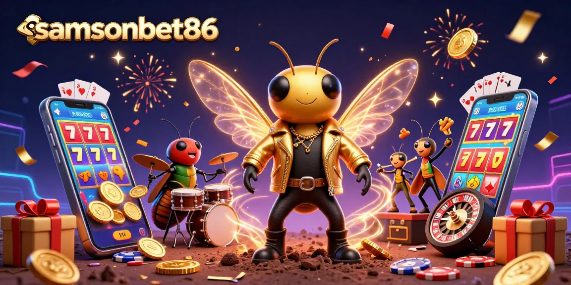 Experience high-energy gambling action with samsonbet86 featuring captivating slot games and colorful characters.