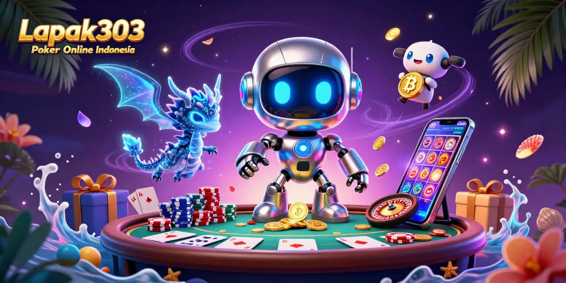Experience excitement with Lapak303 Poker Online Indonesia as colorful games captivate the scene.