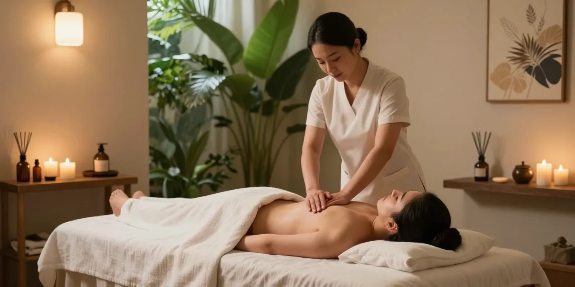 대구스웨디시 massage therapy session in a calm and relaxing spa setting with soothing tones and professional ambiance.