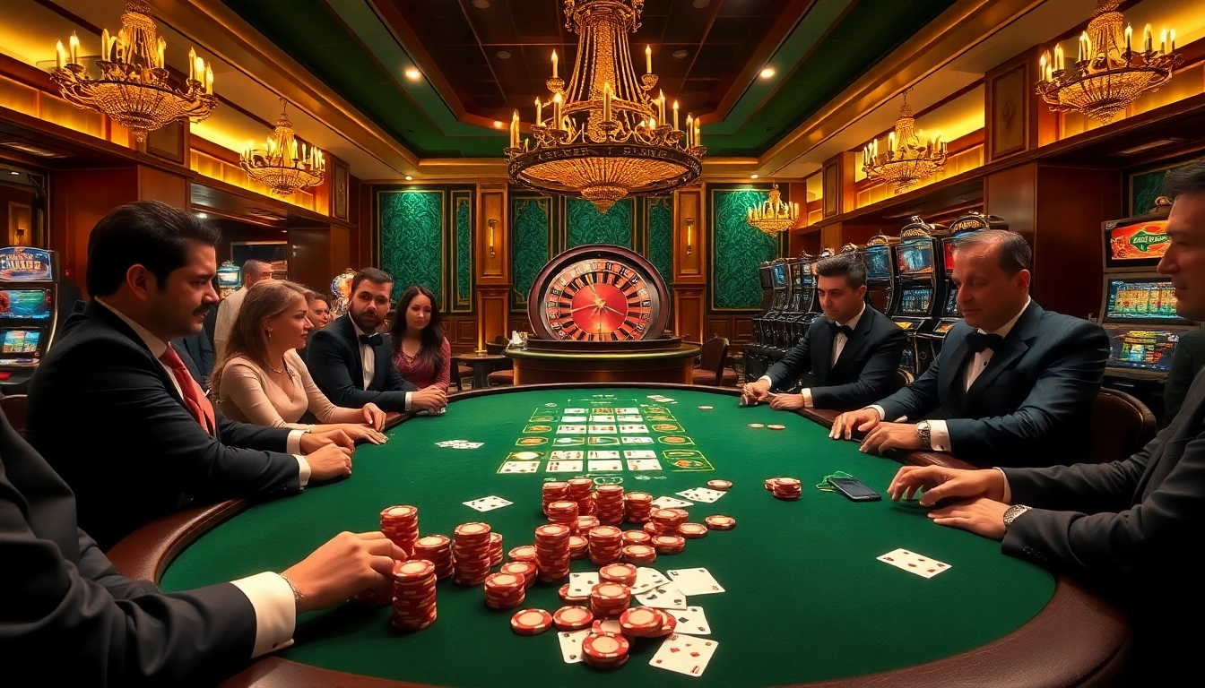 Experience TR88 GAME excitement at a luxurious casino featuring poker, roulette, and high-stakes action.