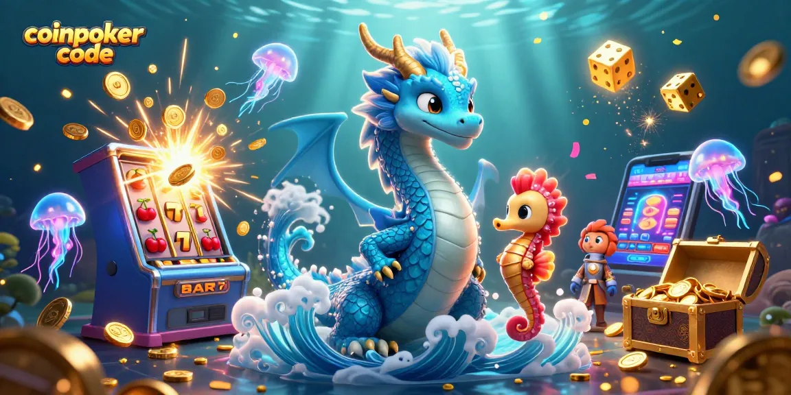 Venez découvrir le code coinpoker et la magie des jeux d'argent avec des dragons marins et des machines à sous.