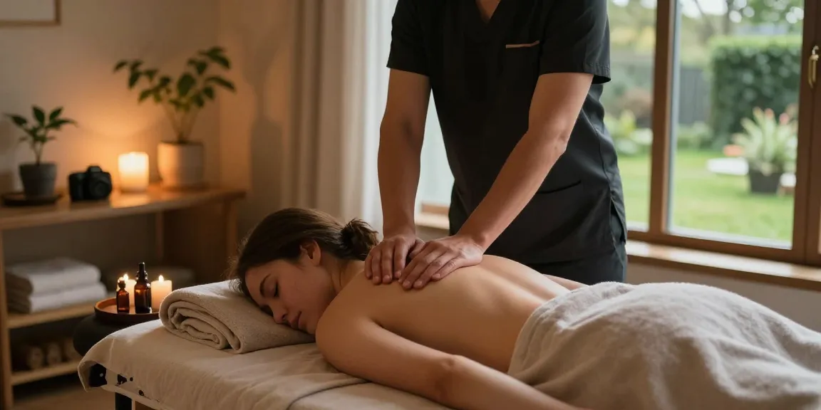 Swedish massage session highlighting soothing therapy and relaxation.
