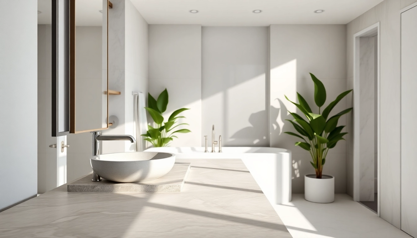 Sanitärlösungen von sonni sanitär GmbH in einem modernen Badezimmerdesign.