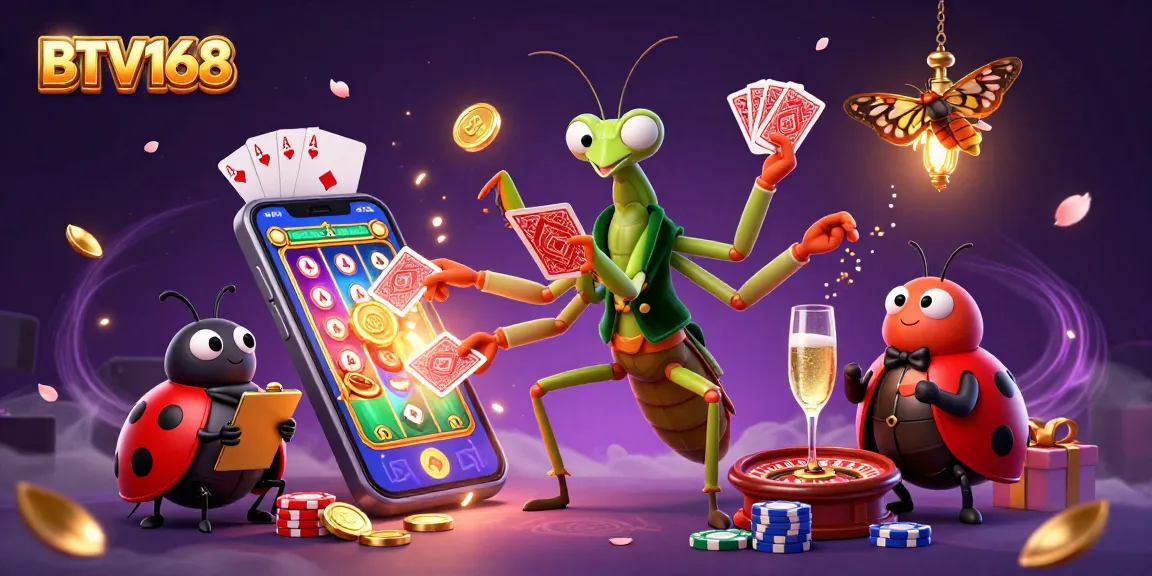 BTV168 invites bettors to join thrilling 3D casino adventures with vibrant characters and engaging slot games.