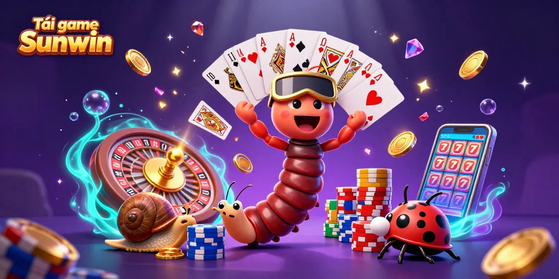 Win exciting rewards with Tải game Sunwin, featuring stunning 3D characters and vibrant casino elements.