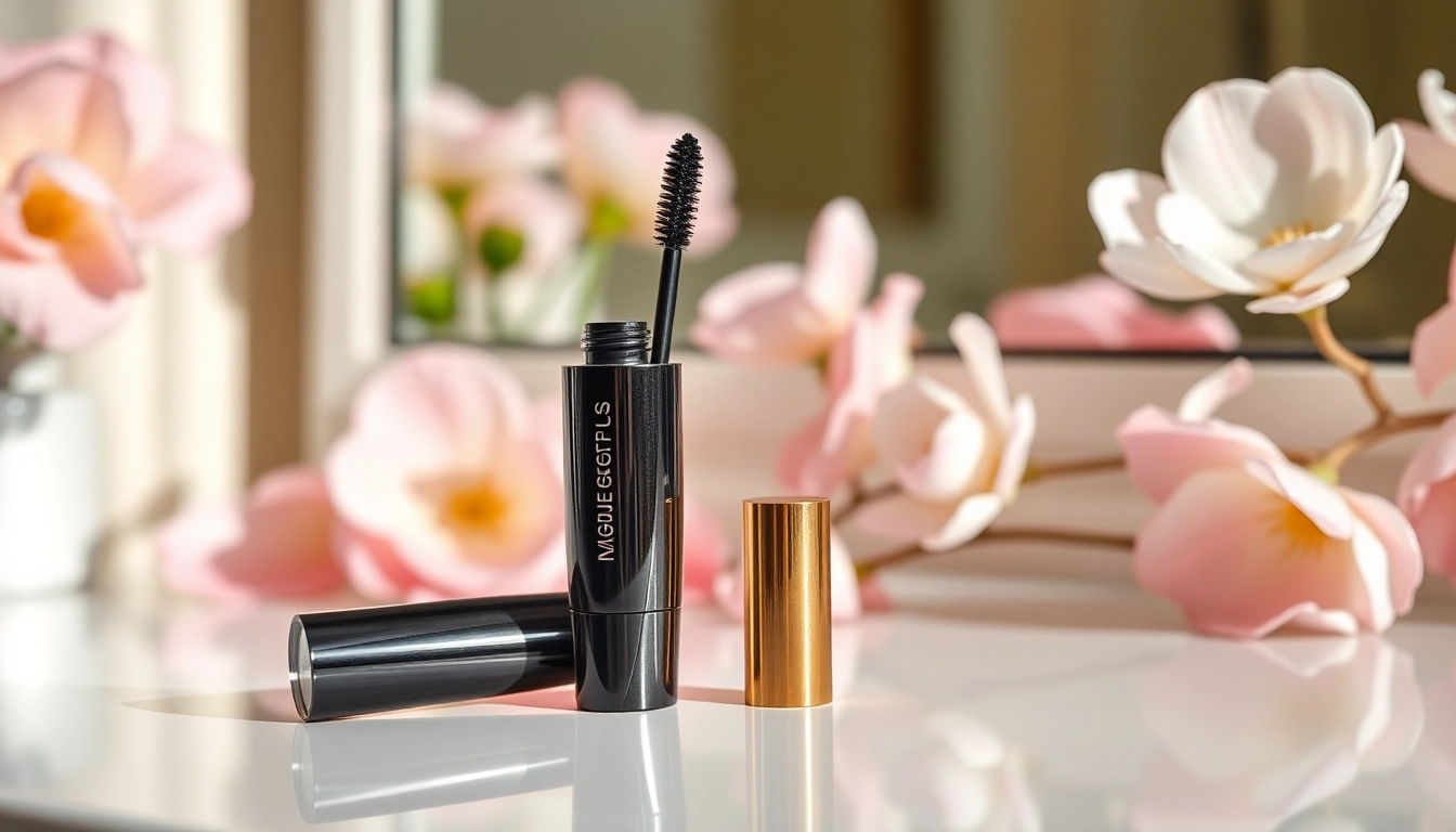 Enhance your lashes with luxe waterproof mascara for long-lasting elegance and definition.