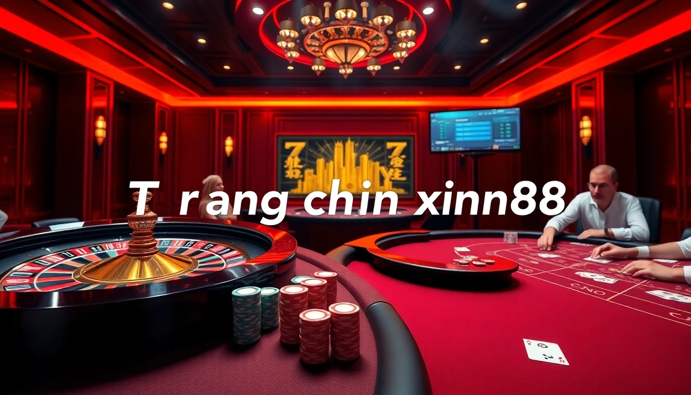 Experience the excitement of Trang chủ xin88 as players engage in thrilling casino games.