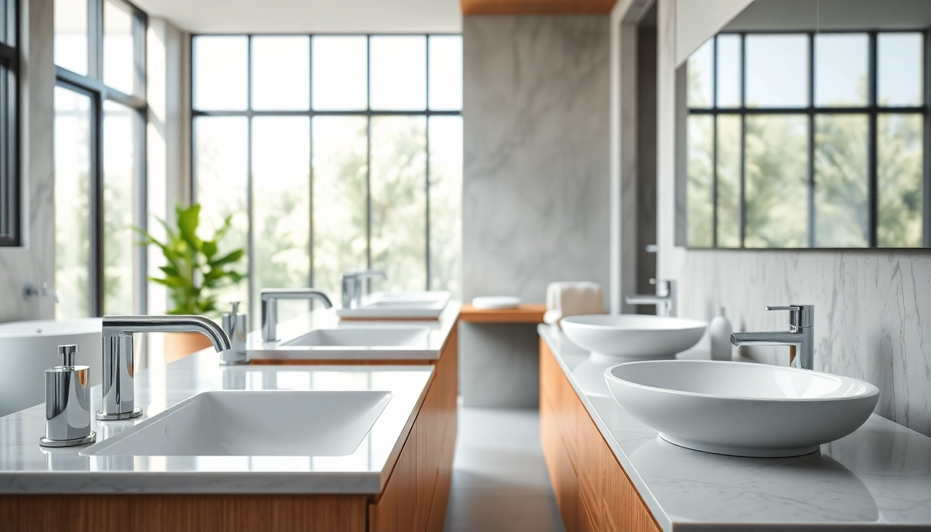Sanitärprodukte von sonni sanitär GmbH in einer eleganten Badezimmerumgebung