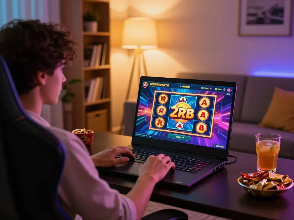 Exciting moment gaming online with slot deposit 2rb interface showing vibrant animations and jackpots.