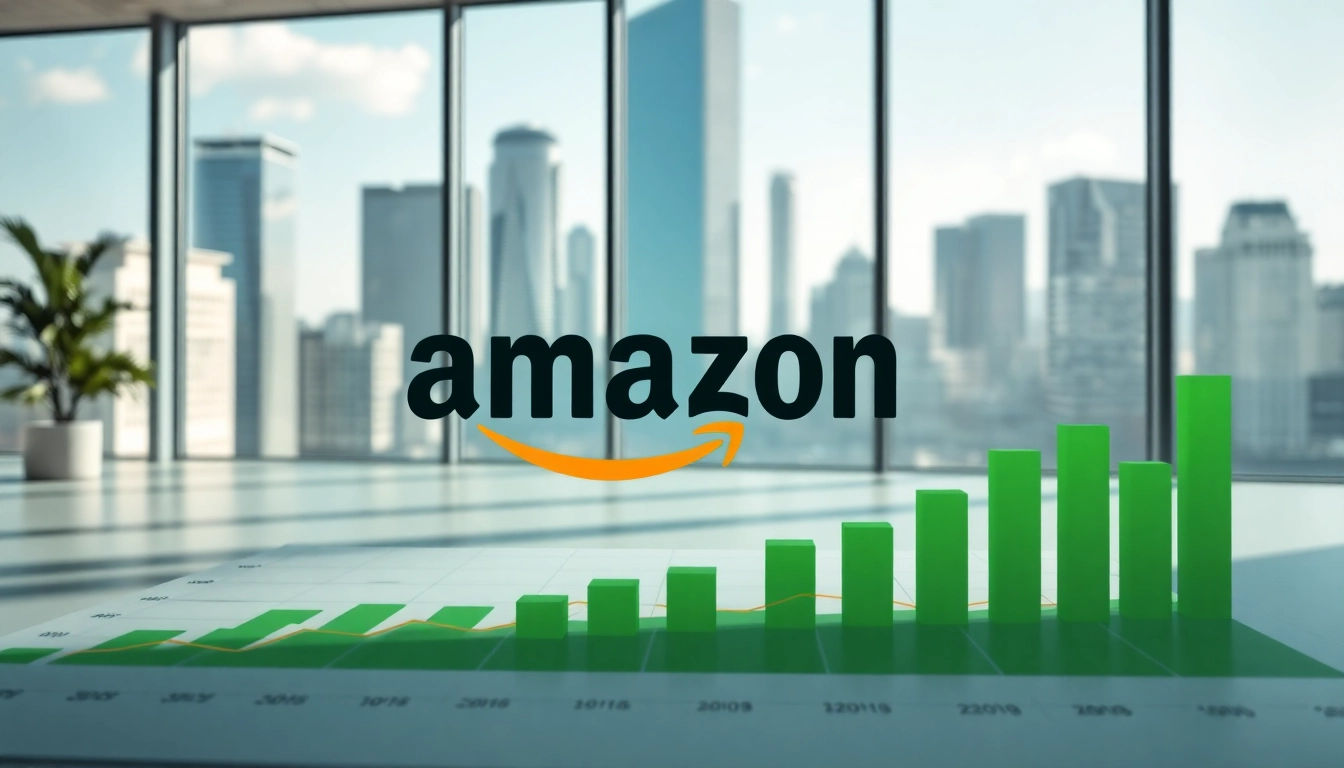 Visual representation of an engaging amazon company overview illustrating growth and professionalism.