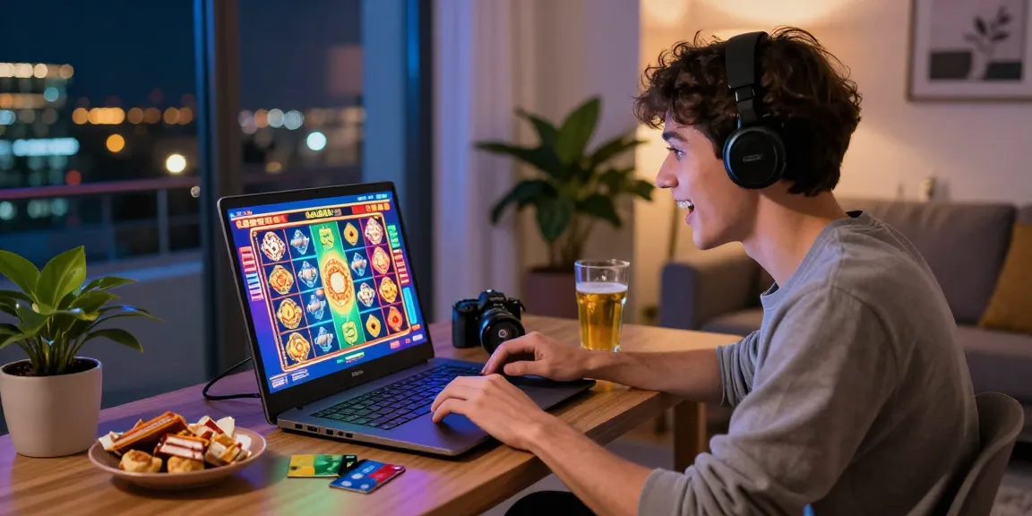 Engaging online gaming scene featuring casinos that accept credit cards for flexible deposits.