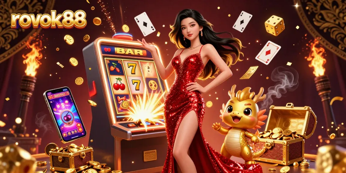 Engage in thrilling jackpots and slot games with rokok88, characterized by rich visuals and dynamic casino action.