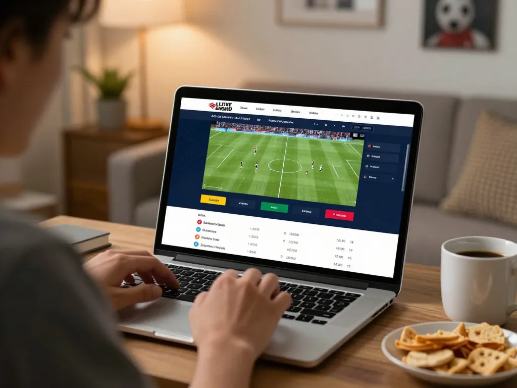 Experience sports betting on https://socolivees.tv/ with live updates and engaging interface in a cozy home setting