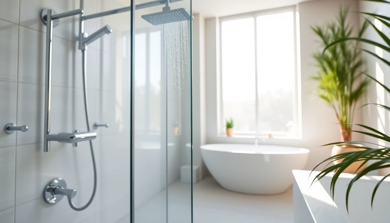 Transform your bathroom with elegant showers featuring sleek designs and soothing ambiance.