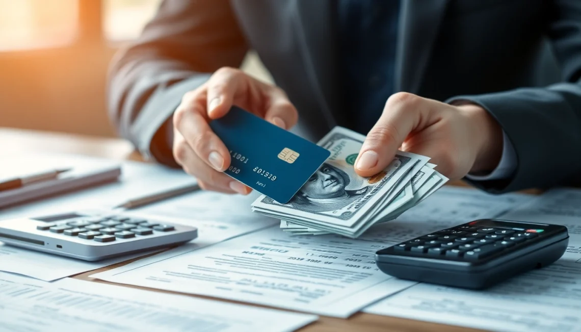 카드깡 현금을 융통하는 과정을 보여주는 실물 같은 이미지