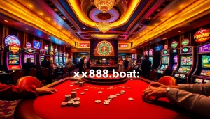 Experience the thrill at the casino with https://xx88.boats/, showcasing players at the poker table.