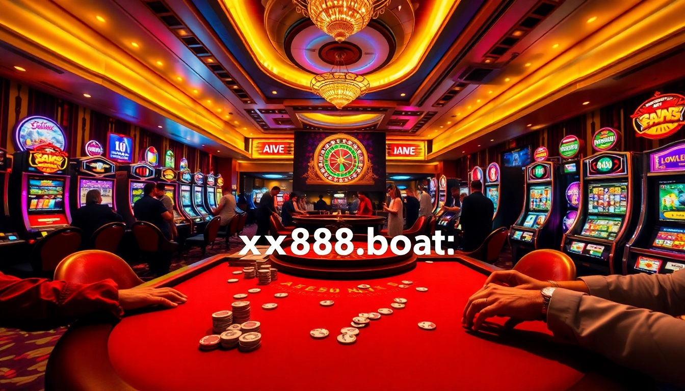 Experience the thrill at the casino with https://xx88.boats/, showcasing players at the poker table.