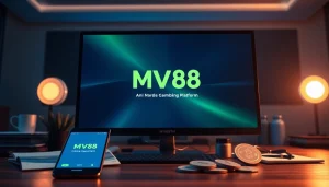 Experience the MV88 online gambling platform interface, showcasing secure USDT transactions and user-friendly design.