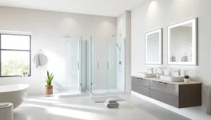 Équiper votre salle de bain avec sirhona fr et ses miroirs LED conçus avec élégance.