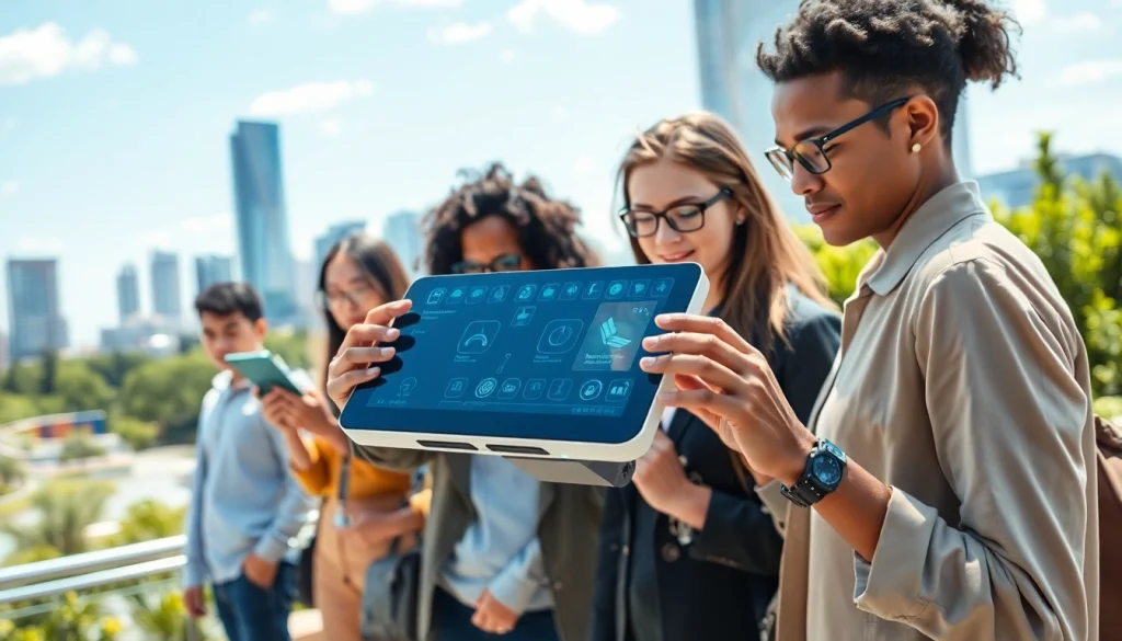 Explore Technology through innovative interactions in a vibrant urban landscape.