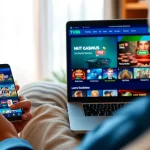 Experience the TV88 online gambling platform with engaging games on laptop and mobile.