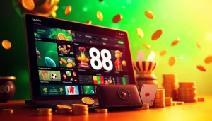 Engaging visual showcasing the dynamic online betting experience at 888new.