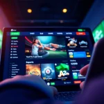 Engaging visual of 888new online betting experience showcasing diverse gaming options.