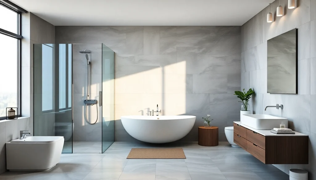 Sonni sanitär GmbH präsentiert moderne Badezimmerlösungen mit eleganten Duschkabinen und Hochwertigem Design.