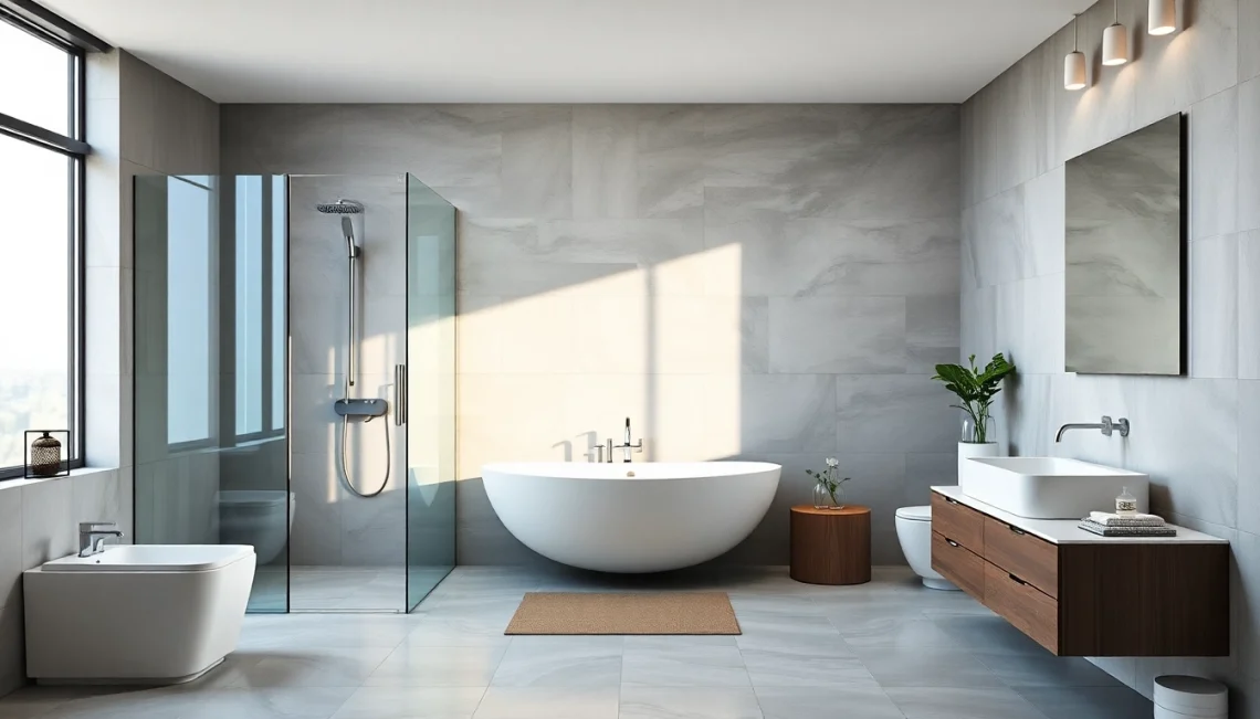 Sonni sanitär GmbH präsentiert moderne Badezimmerlösungen mit eleganten Duschkabinen und Hochwertigem Design.