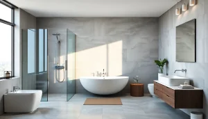 Sonni sanitär GmbH präsentiert moderne Badezimmerlösungen mit eleganten Duschkabinen und Hochwertigem Design.