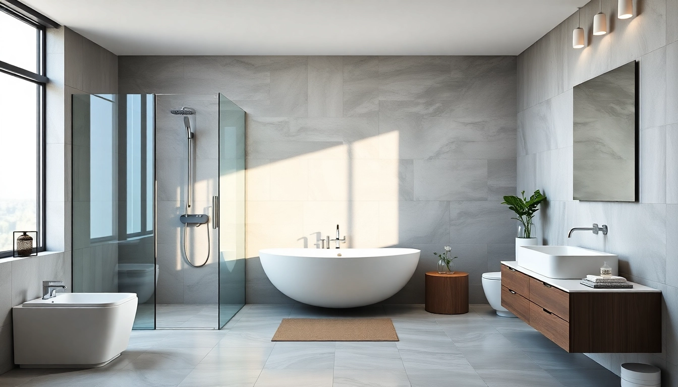 Sonni sanitär GmbH präsentiert moderne Badezimmerlösungen mit eleganten Duschkabinen und Hochwertigem Design.