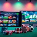 Dynamic online gaming interface showcasing AF88 brand, highlighting sports and casino games.