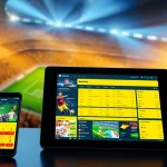 Engaging interface of online sportsbooks India displayed on devices showcasing betting options and sports.