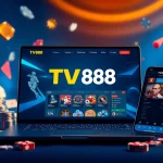 Engaging user experience on TV88 online gambling platform with vibrant interface