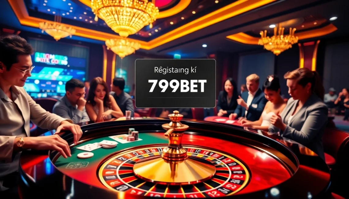Engaging players sign up for đăng ký 789BET at an upscale casino table.