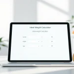 Calculate your ideal weight calculator values and track your health goals effectively.