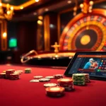 Experience the thrill of vn168 đăng nhập with a dynamic casino scene featuring poker and roulette excitement.